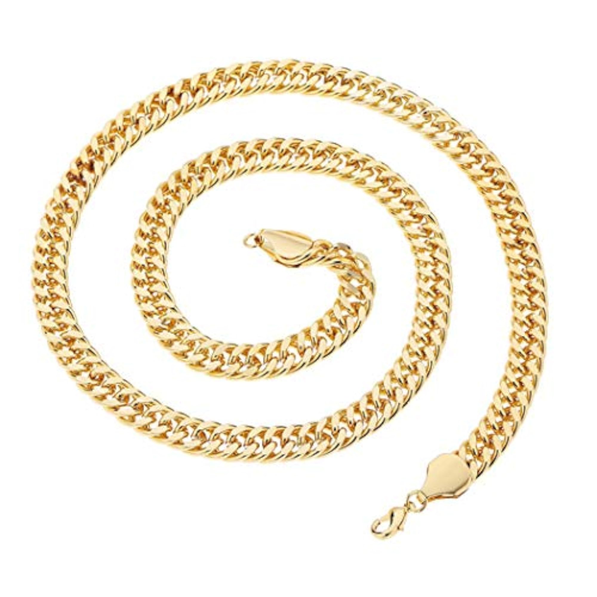 Men's Simple Flat Iron Chain Necklace